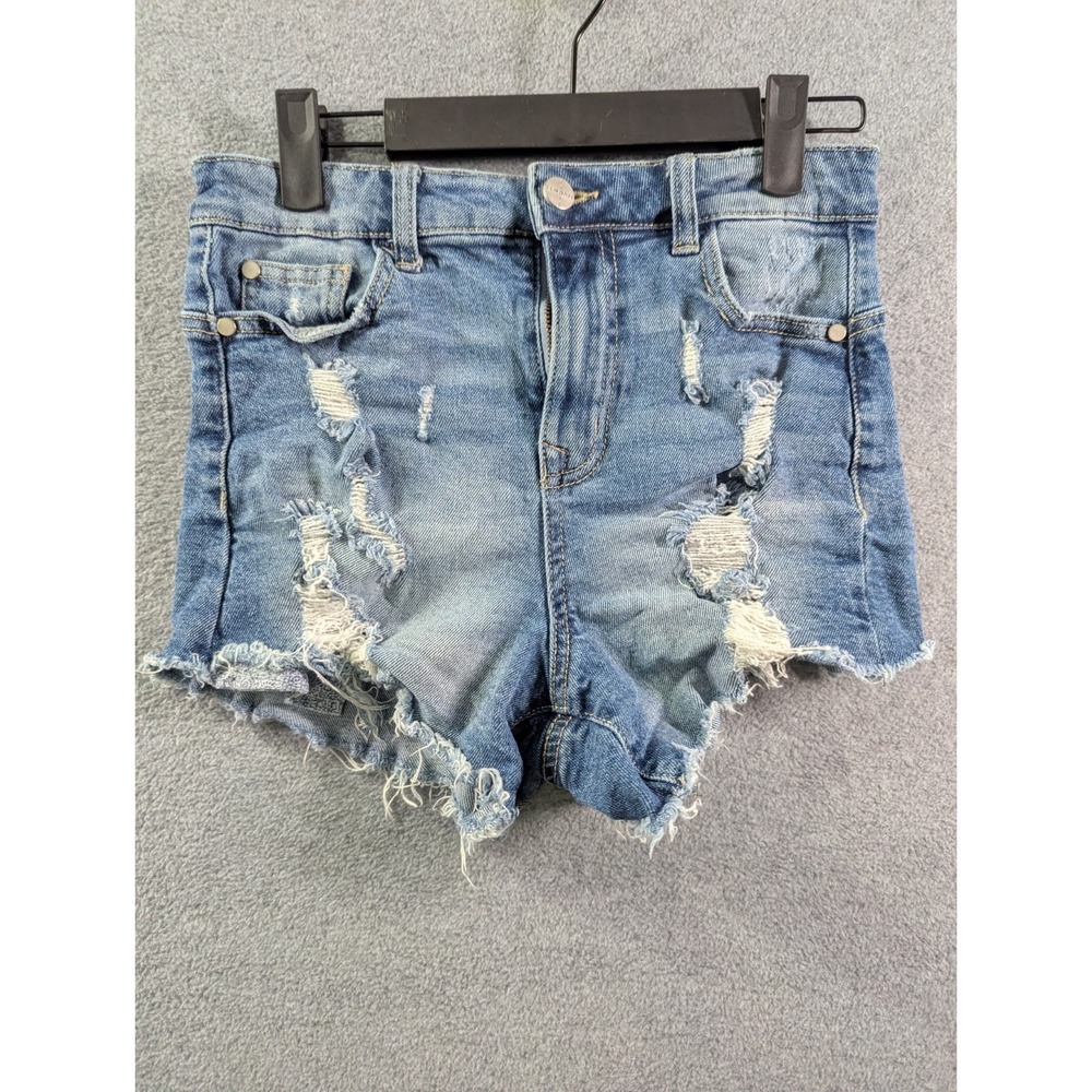 Kendall + Kylie The Icon Short Festival Y2K Style Denim Cutoffs Women's 3/26